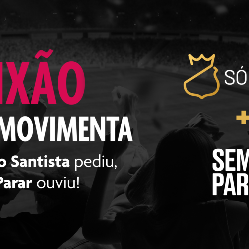 Sem Parar entra em campo e paga pedágio de sócios-torcedores do Santos na estreia de Neymar