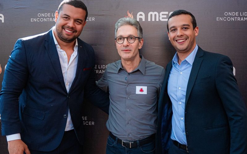 Luiz Passos, jovem liderança mineira, recebe governador Zema e amplia protagonismo político e empresarial