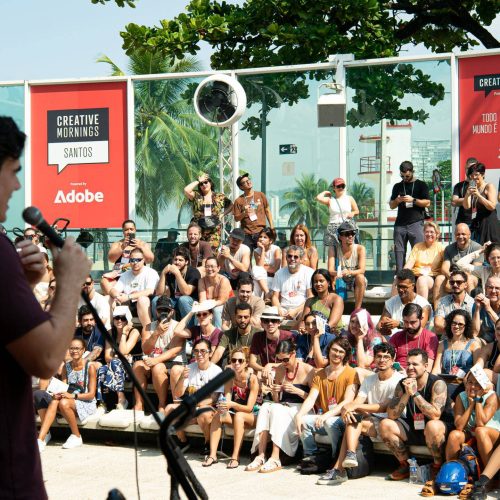 Santos sediou o maior CreativeMornings do mundo