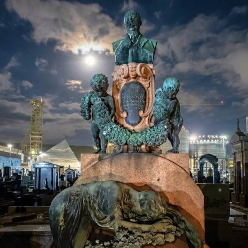 Mais uma visita guiada agendada para o Cemitério do Paquetá em Santos