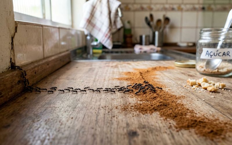 Desvendando um método fácil para eliminar formigas do seu lar.