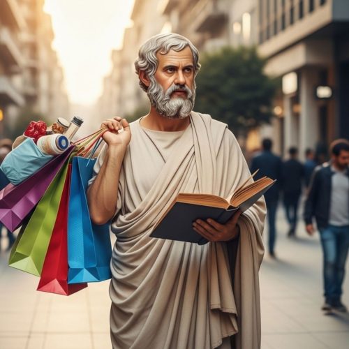 Platão nos ensina: “O verdadeiro motivo da pobreza está na infinidade de desejos, e não na escassez de bens