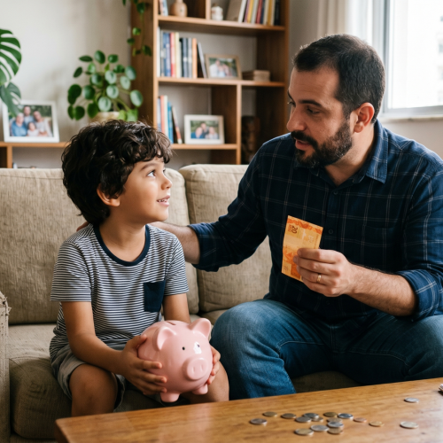 O impacto das lições financeiras da infância em suas finanças atuais
