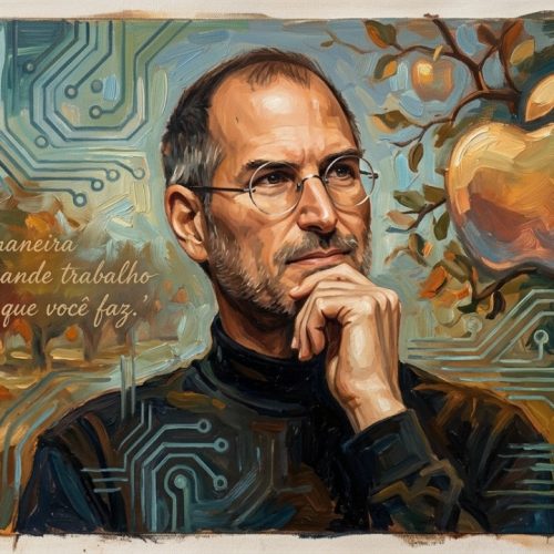 Steve Jobs: O gênio da inovação que acreditava na paixão pelo trabalho