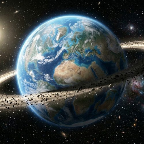 Terra pode ter exibido anéis semelhantes aos de Saturno há 466 milhões de anos, originados por um colossal asteroide que alterou o clima do planeta.