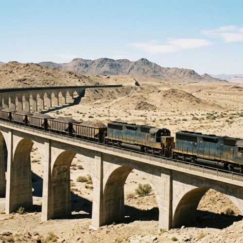 China propõe projeto audacioso: construção de uma ponte ferroviária de 1.800 km cortando o deserto do Gobi, desafiando os elementos e a lógica convencional