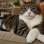 Desvendando a postura dos felinos: o que indica um gato deitado com patas cruzadas? Quatro emoções ocultas nessa atitude acolhedora.