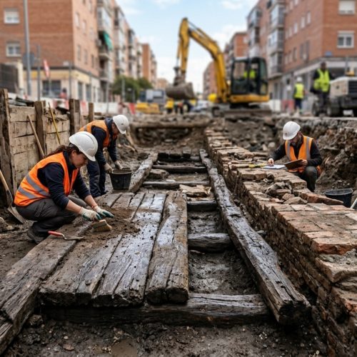 Descoberta de antigo canal real em meio às obras do metrô na Espanha