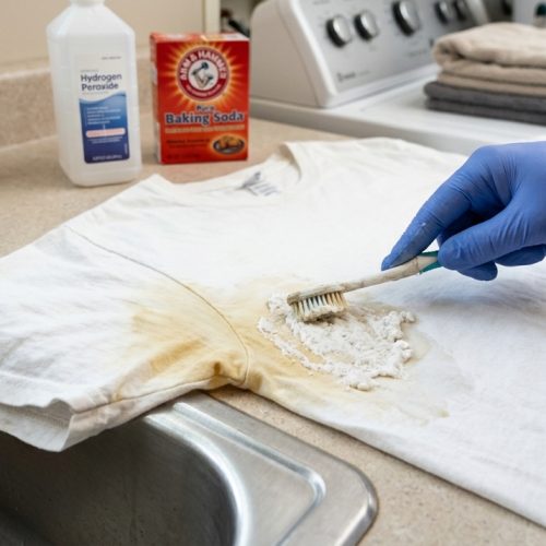 Eliminando manchas amarelas das axilas em camisas brancas: dicas para prevenção e remoção eficaz