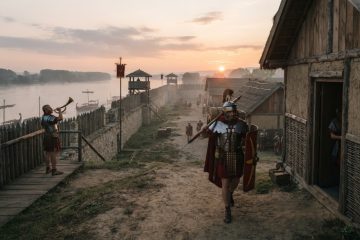 Marco Úlpio, legionário romano: “Soa a corneta, um novo dia começa nas fortificações do Danúbio para as legiões de Roma.”