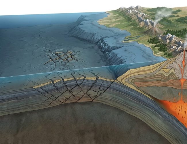 Cientistas descobrem fenda tectônica em região oceânica próxima ao Pacífico